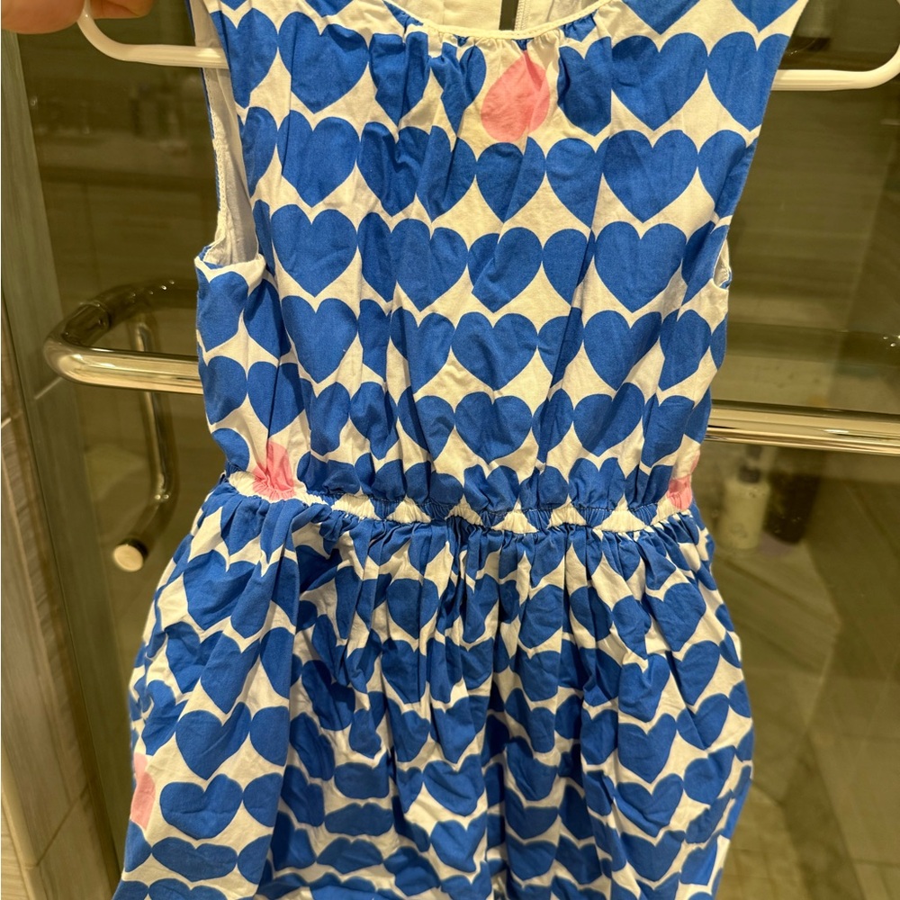 Jacadi Blue and White Dress